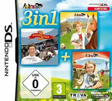 3 in 1 - My Vet Practice & Riding Star & My Vet Practice in Australia (Europe) (En,Fr,De,Es,It)-Nintendo DS